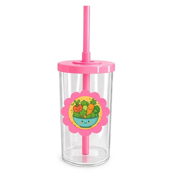 Copo Short Drink Flor Personalizado Salada Divertida