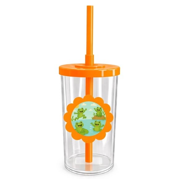 Copo Short Drink Flor Personalizado Sapos Divertidos