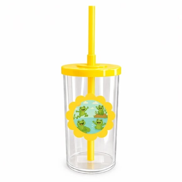 Copo Short Drink Flor Personalizado Sapos Divertidos