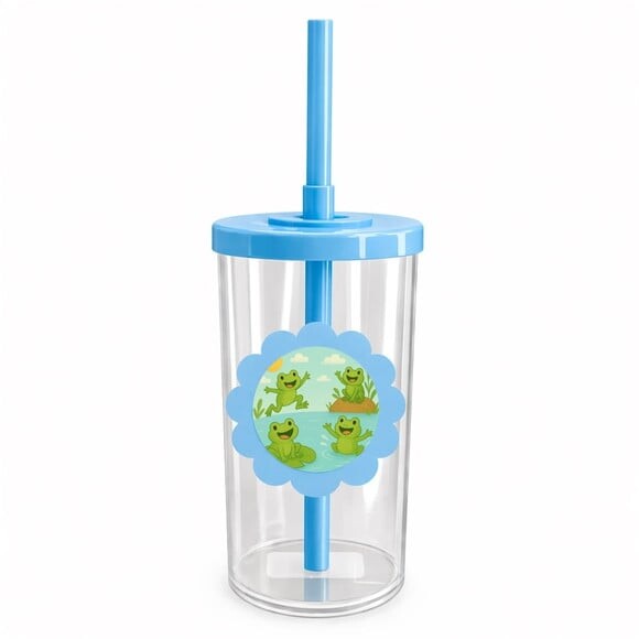 Copo Short Drink Flor Personalizado Sapos Divertidos