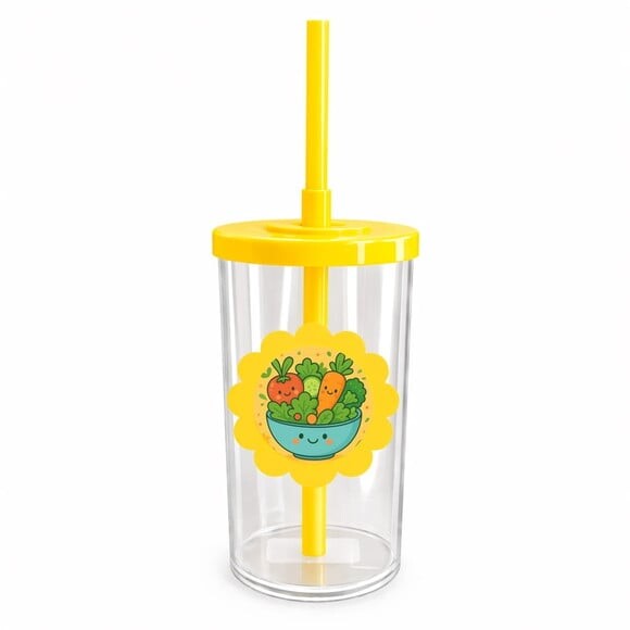 Copo Short Drink Flor Personalizado Salada Divertida