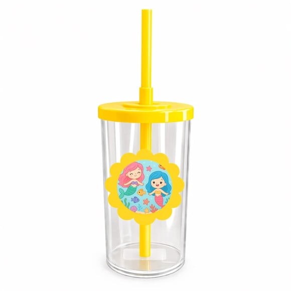 Copo Short Drink Flor Personalizado Sereias
