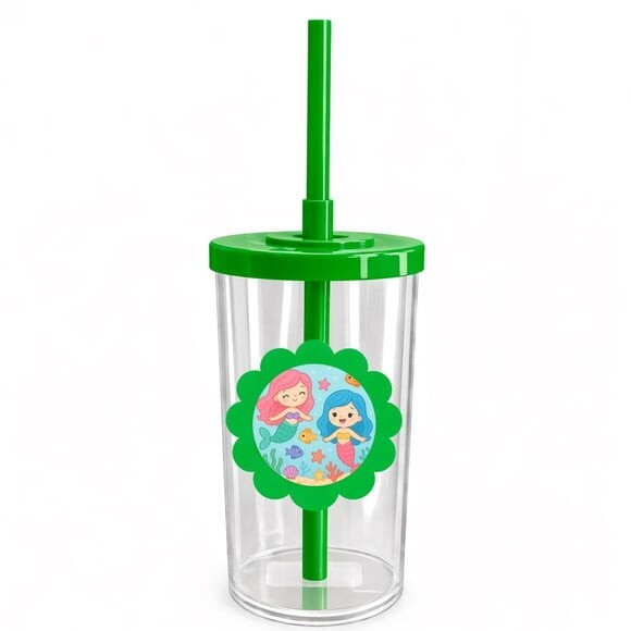 Copo Short Drink Flor Personalizado Sereias
