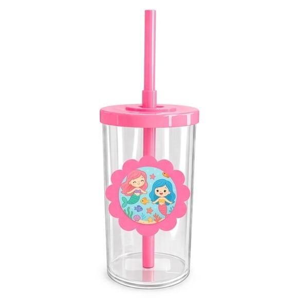 Copo Short Drink Flor Personalizado Sereias