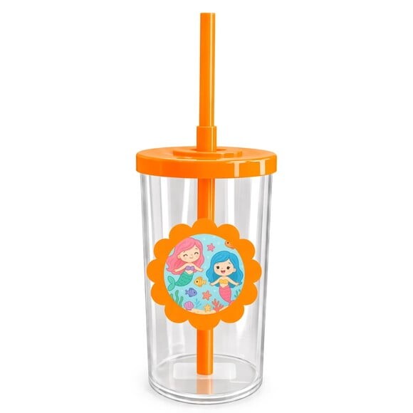 Copo Short Drink Flor Personalizado Sereias