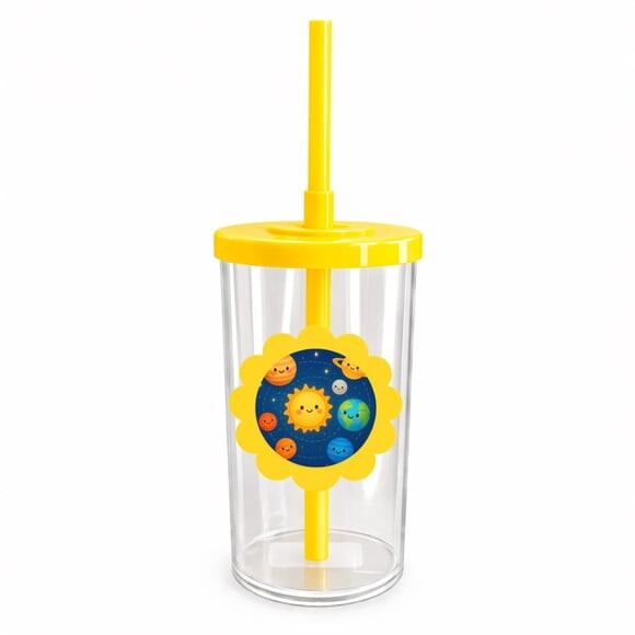 Copo Short Drink Flor Personalizado Sistema Solar