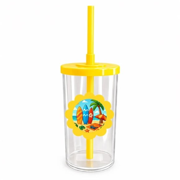 Copo Short Drink Flor Personalizado Surf