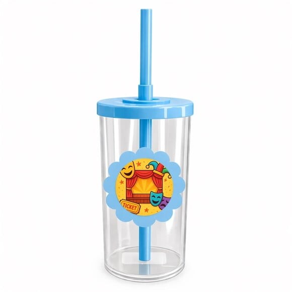 Copo Short Drink Flor Personalizado Teatro Infantil