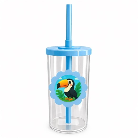 Copo Short Drink Flor Personalizado Tucano