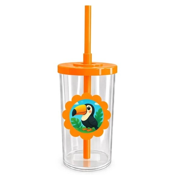 Copo Short Drink Flor Personalizado Tucano