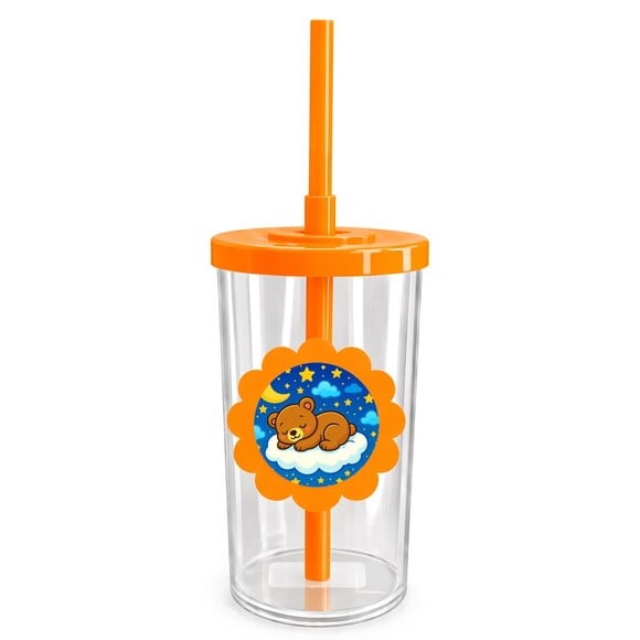 Copo Short Drink Flor Personalizado Ursinho Soninho