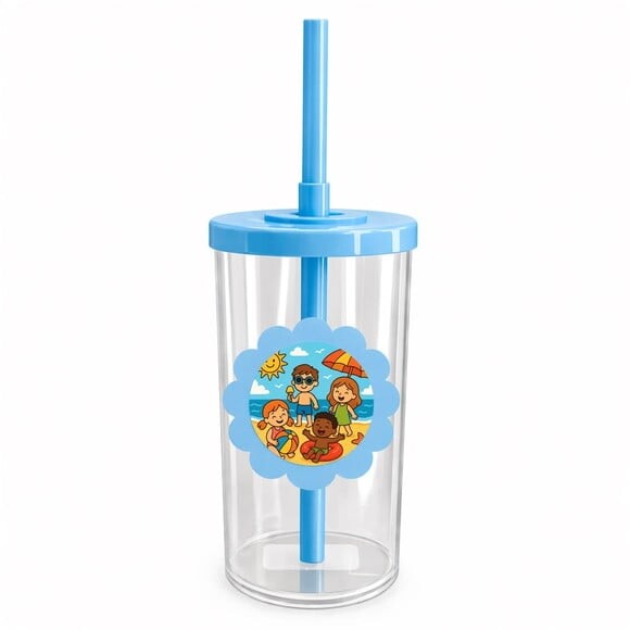 Copo Short Drink Flor Personalizado Verão Divertido