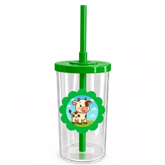 Copo Short Drink Flor Personalizado Vaquinha