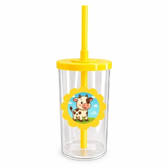 Copo Short Drink Flor Personalizado Vaquinha