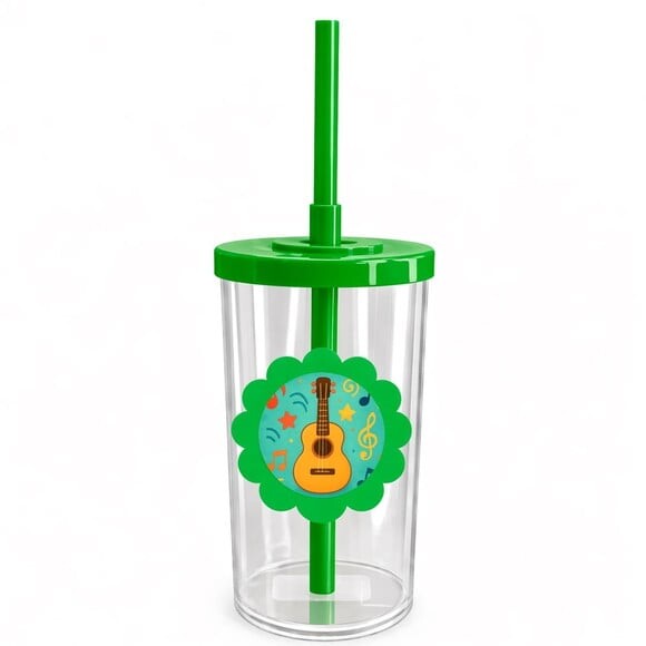 Copo Short Drink Flor Personalizado Violão