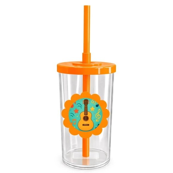 Copo Short Drink Flor Personalizado Violão