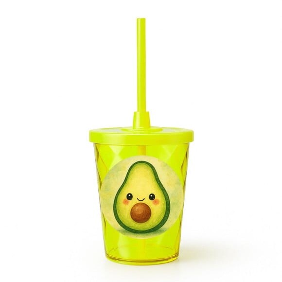 Copo Twister Personalizado 300ml Abacate