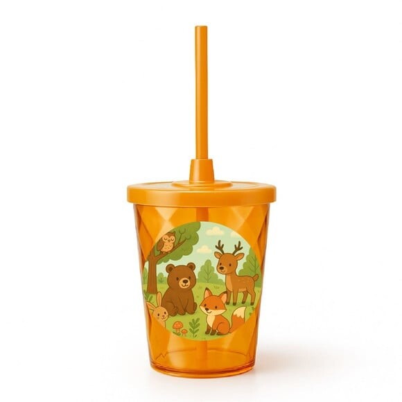 Copo Twister Personalizado 300ml Animais da Floresta