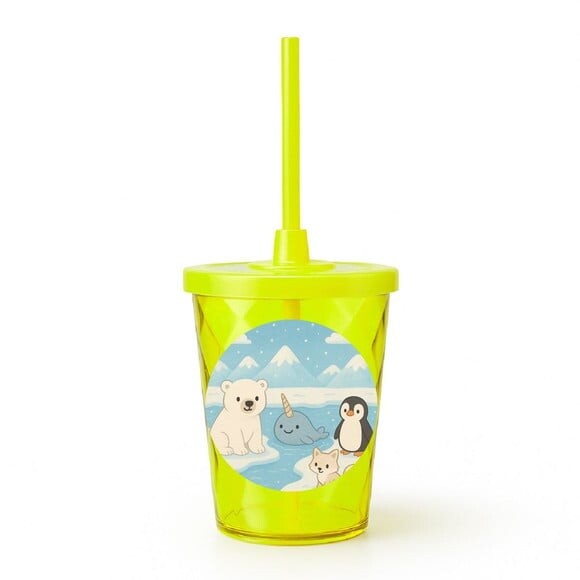 Copo Twister Personalizado 300ml Animais do Ártico