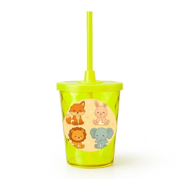 Copo Twister Personalizado 300ml Animais Fofinhos Baby