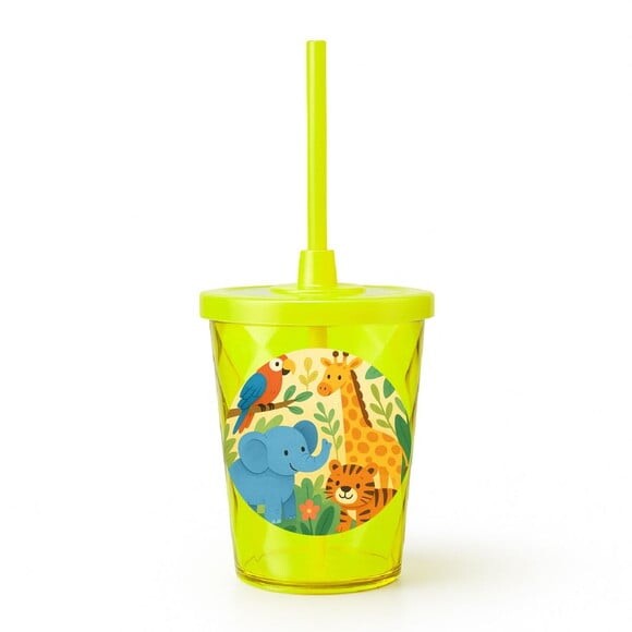 Copo Twister Personalizado 300ml Animais Exóticos