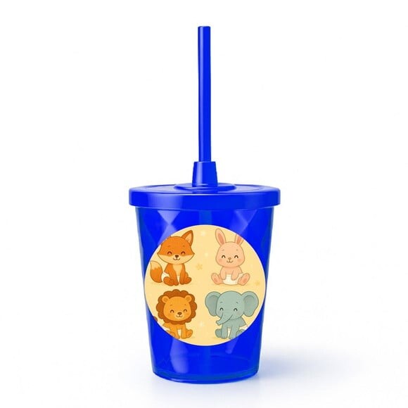 Copo Twister Personalizado 300ml Animais Fofinhos Baby