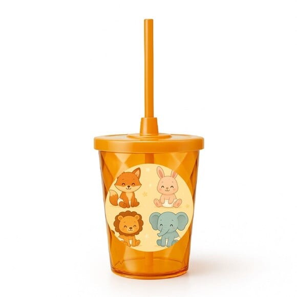 Copo Twister Personalizado 300ml Animais Fofinhos Baby