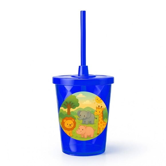 Copo Twister Personalizado 300ml Animais Selvagens