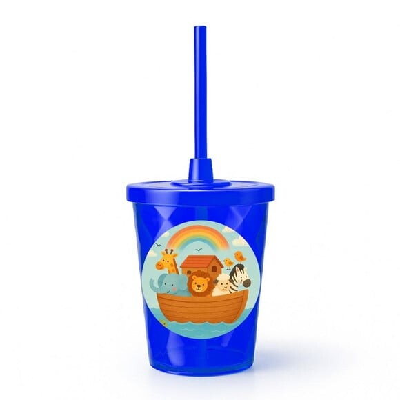 Copo Twister Personalizado 300ml Arca de Noé