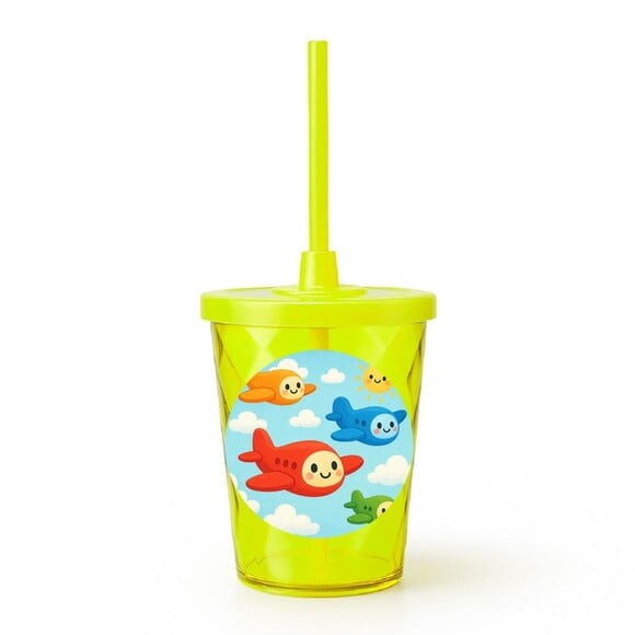 Copo Twister Personalizado 300ml Aviões