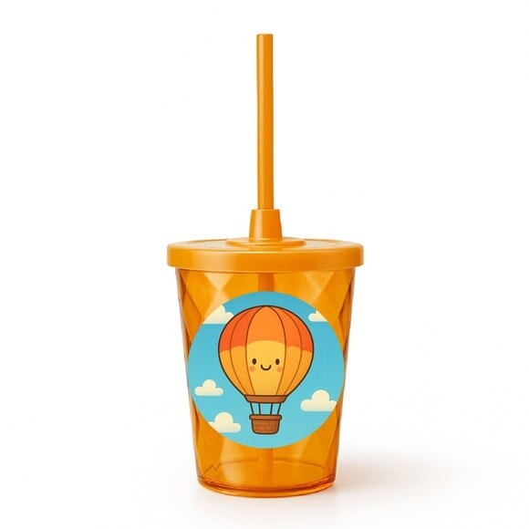 Copo Twister Personalizado 300ml Balão de Ar Quente