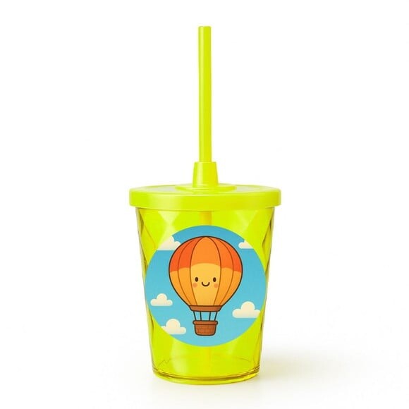 Copo Twister Personalizado 300ml Balão de Ar Quente