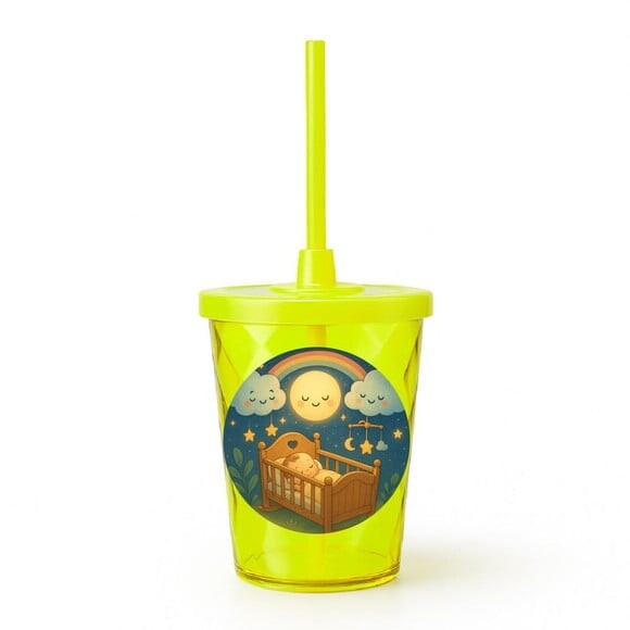 Copo Twister Personalizado 300ml Berço Encantado