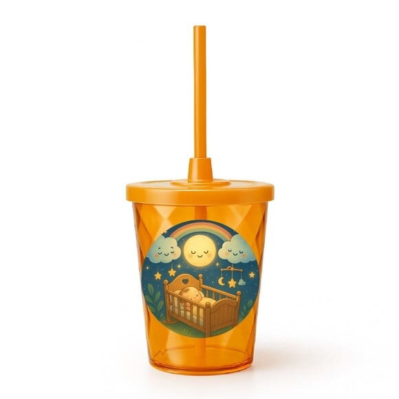 Copo Twister Personalizado 300ml Berço Encantado