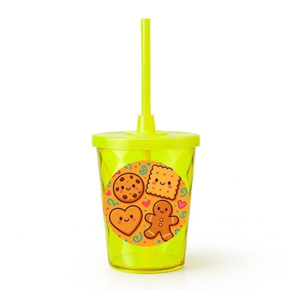 Copo Twister Personalizado 300ml Biscoitinhos