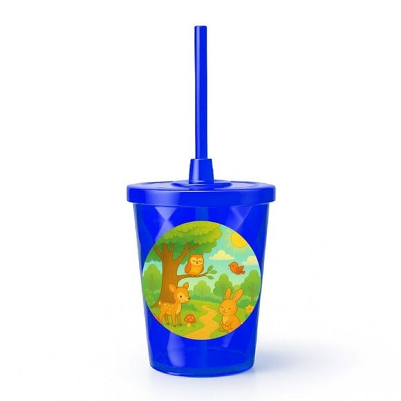 Copo Twister Personalizado 300ml Bosque Encantado