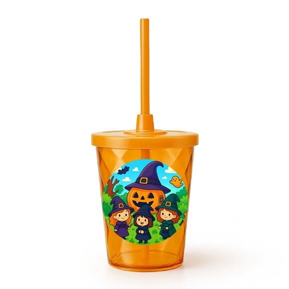 Copo Twister Personalizado 300ml Bruxinhas Fofas