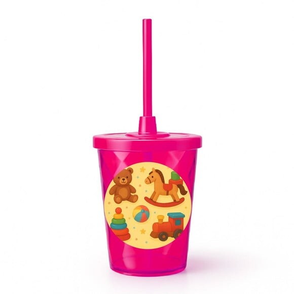 Copo Twister Personalizado 300ml Brinquedos Clássicos