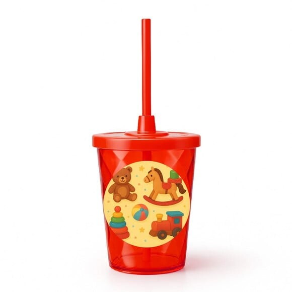 Copo Twister Personalizado 300ml Brinquedos Clássicos