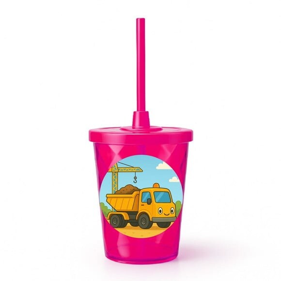 Copo Twister Personalizado 300ml Caminhão Caçamba