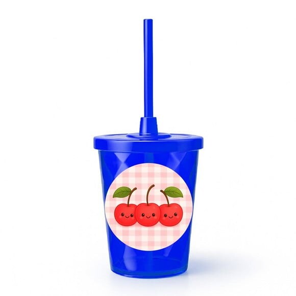 Copo Twister Personalizado 300ml Cerejinha