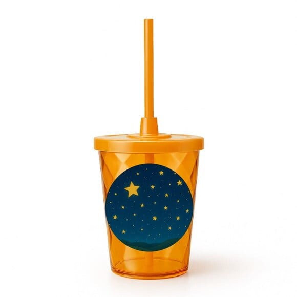 Copo Twister Personalizado 300ml Céu Estrelado