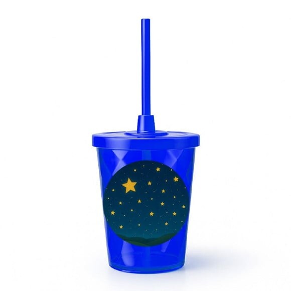 Copo Twister Personalizado 300ml Céu Estrelado