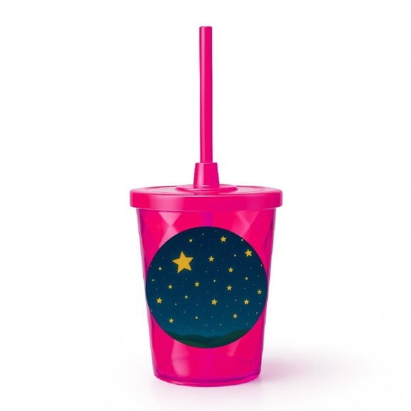 Copo Twister Personalizado 300ml Céu Estrelado