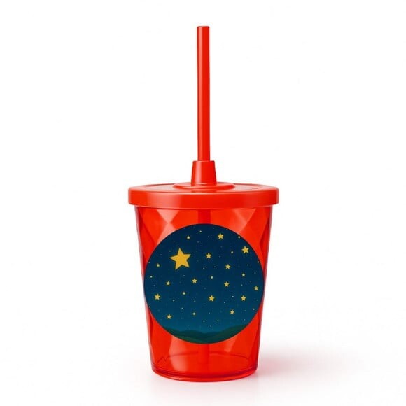 Copo Twister Personalizado 300ml Céu Estrelado