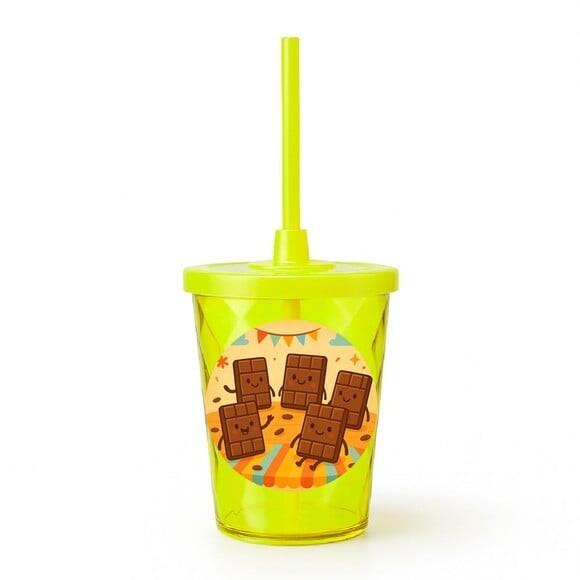 Copo Twister Personalizado 300ml Chocolates