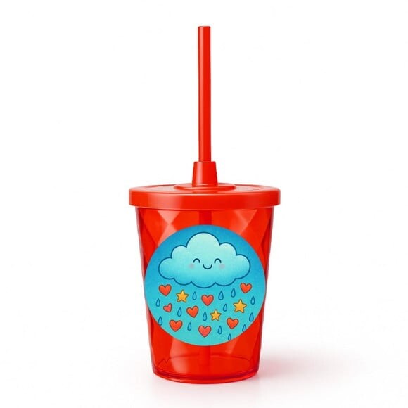 Copo Twister Personalizado 300ml Chuva de Bênçãos