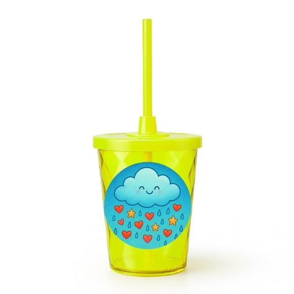 Copo Twister Personalizado 300ml Chuva de Bênçãos