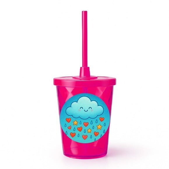 Copo Twister Personalizado 300ml Chuva de Bênçãos