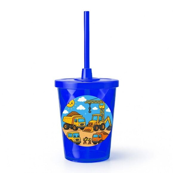 Copo Twister Personalizado 300ml Construção Civil